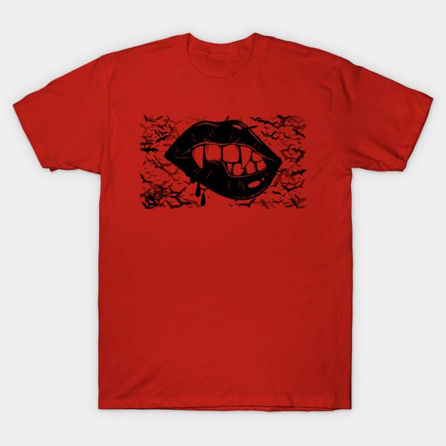 Dracula Mouth T-Shirt by Viper Unconvetional Concept